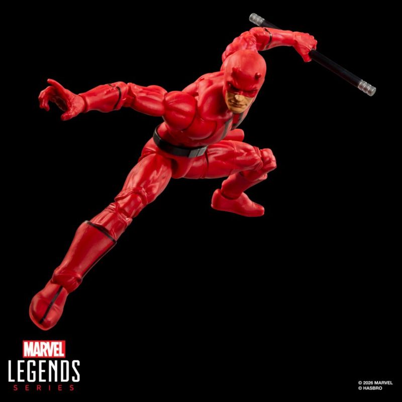 Figura de acción Marvel Daredevil 15 cm con escudo retro