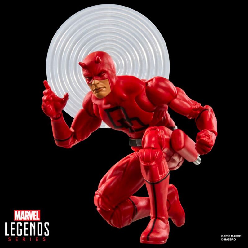 Figura de acción Marvel Daredevil 15 cm con escudo retro