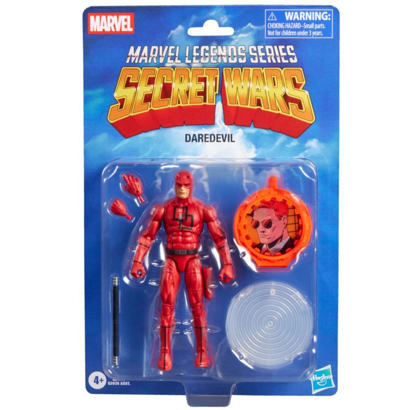 Figura de acción Marvel Daredevil 15 cm con escudo retro