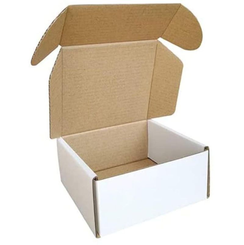 Cajas de envío CH-BOX 10x10x5 cm blancas paquete de 50
