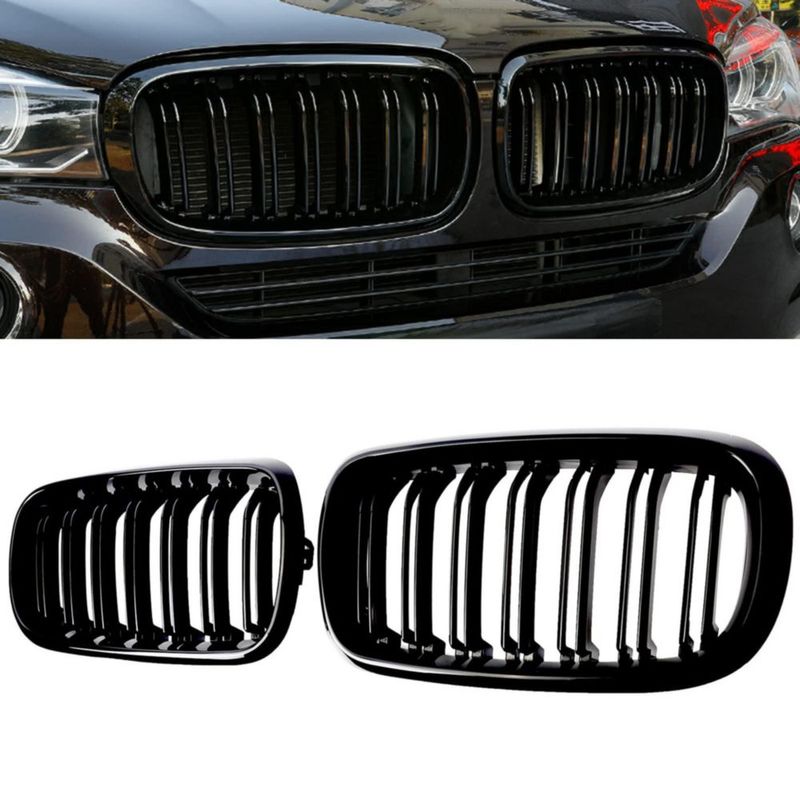 Parrilla BILLDIO F15/F16 Negro Brillante Doble Ranura