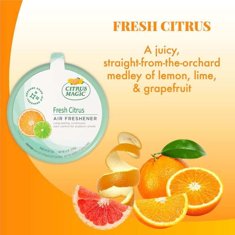 Ambientador sólido Citrus Magic 226 g Cítrico Fresco - Pack de 2