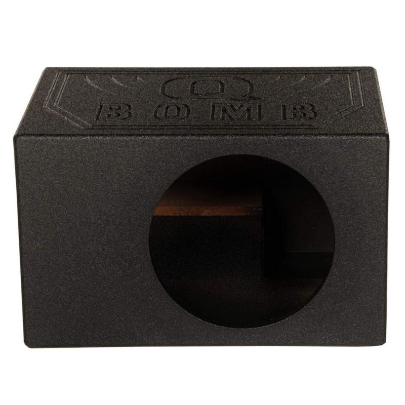Caja de Subwoofer Q Power QBOMB8VL 8" Ventilada MDF 28 L