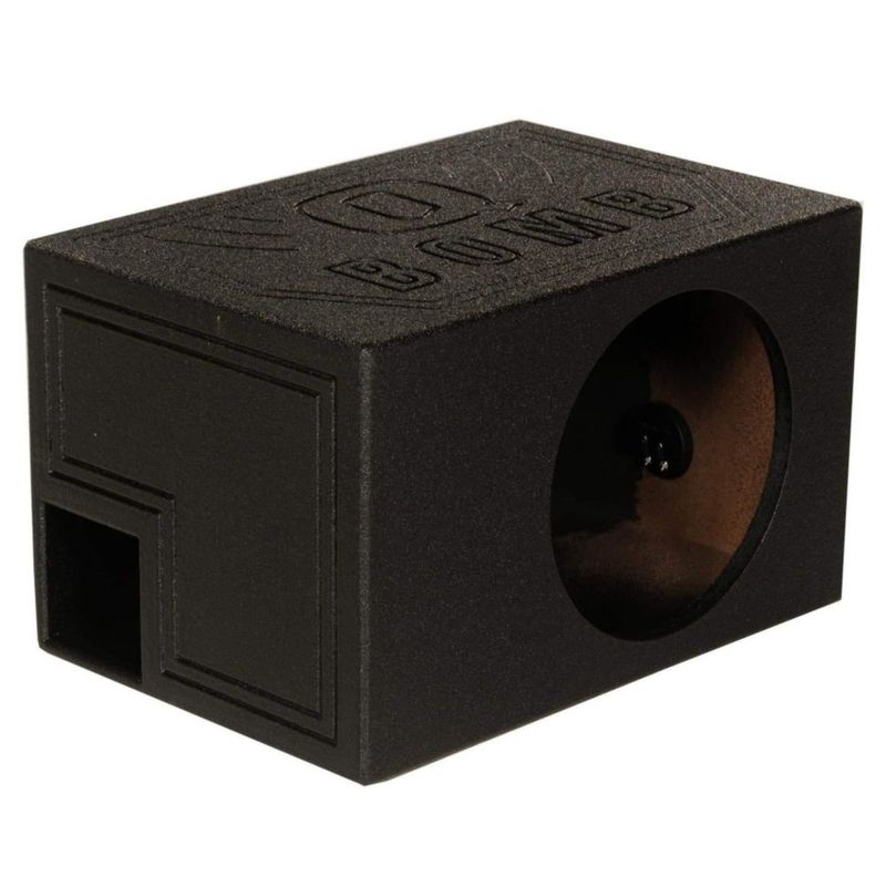 Caja de Subwoofer Q Power QBOMB8VL 8" Ventilada MDF 28 L