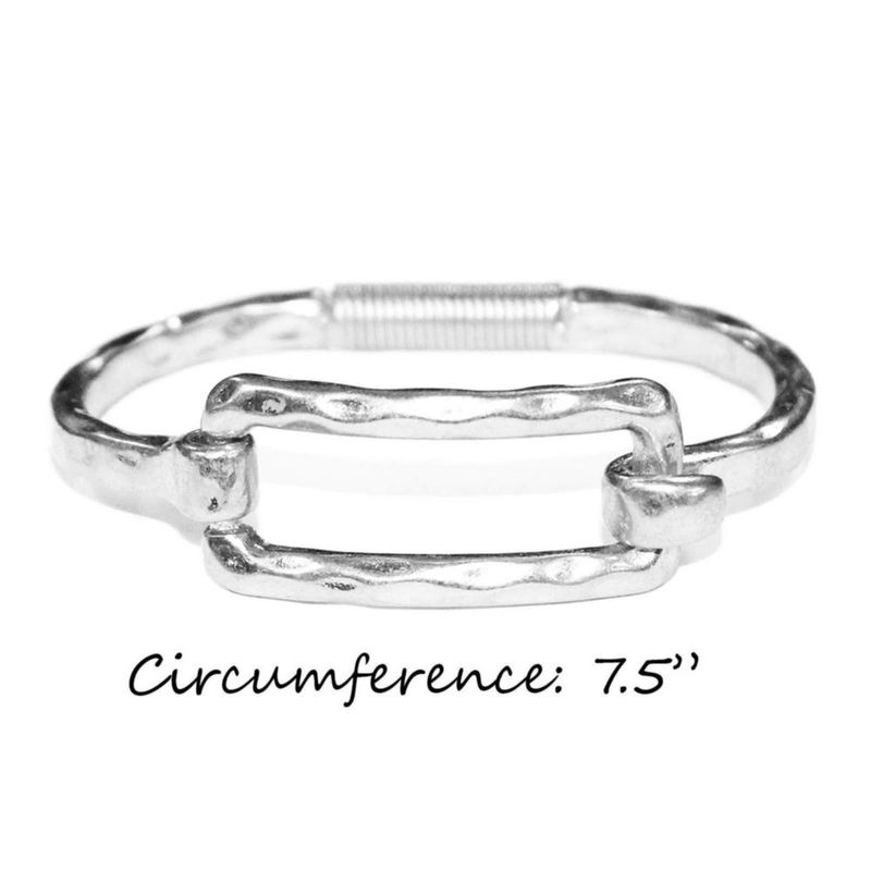 Pulsera POMINA 20 cm con gancho de tensión de resorte dorado