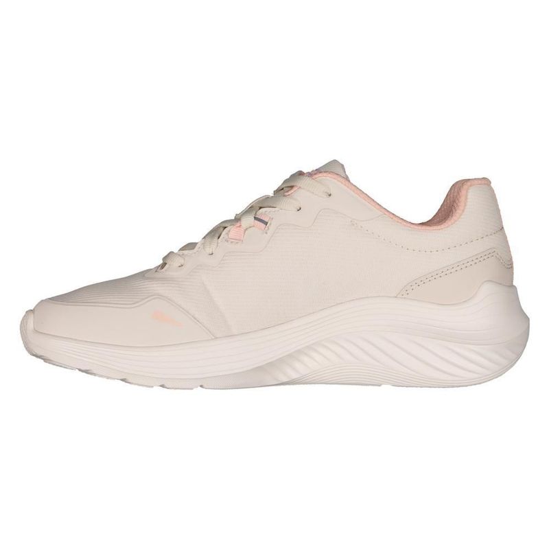 Tenis skechers bobs sport beige rosa para mujer 21017mxntpk