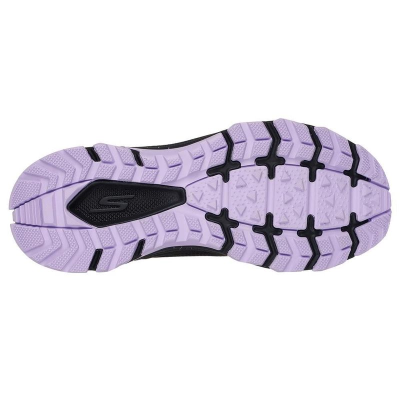 Tenis skechers womens go negro lavanda para mujer 129525xbklv