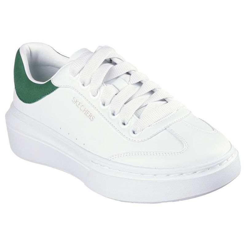 Tenis skechers cordova classic blanco para mujer 185060wgr