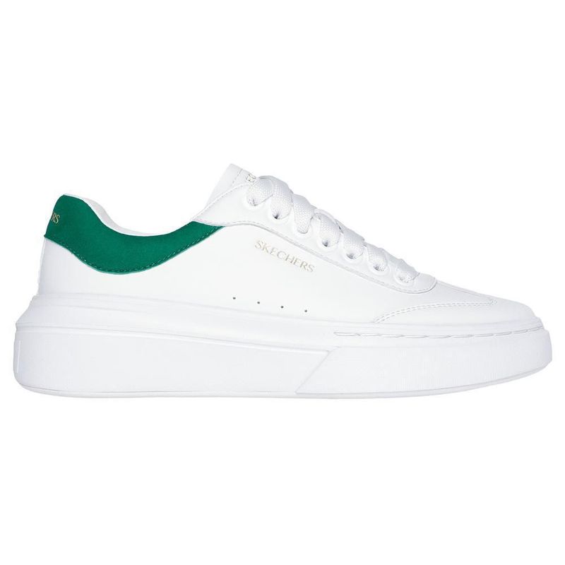 Tenis skechers cordova classic blanco para mujer 185060wgr