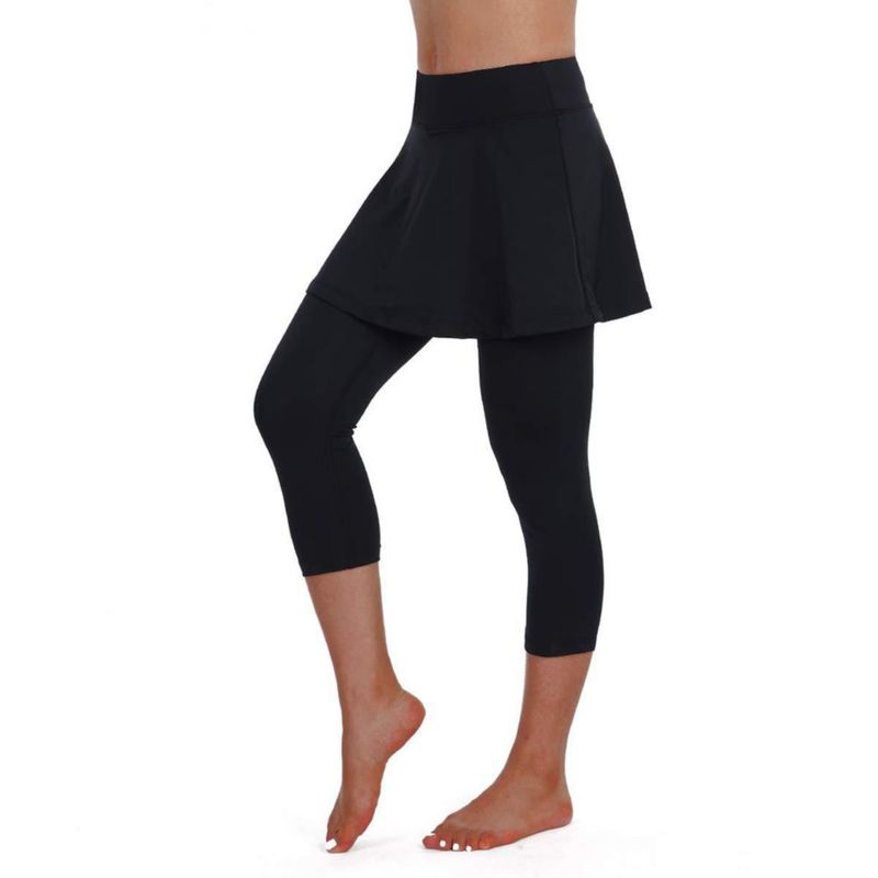 Leggings con Falda ANIVIVO Negro Talla M – Yoga y Tenis
