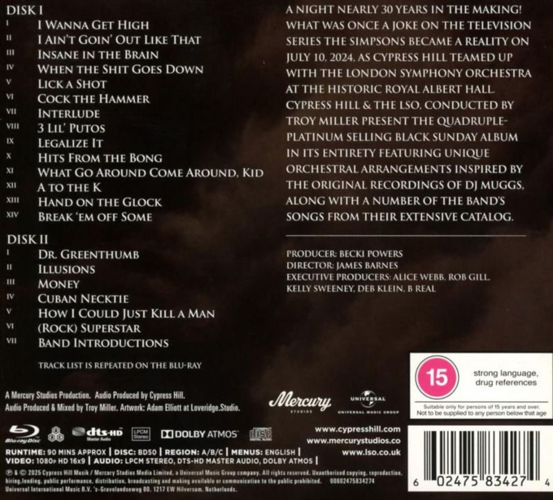 Blu‑ray UNIVERSAL MUSIC GROUP Black Sunday 2 CD