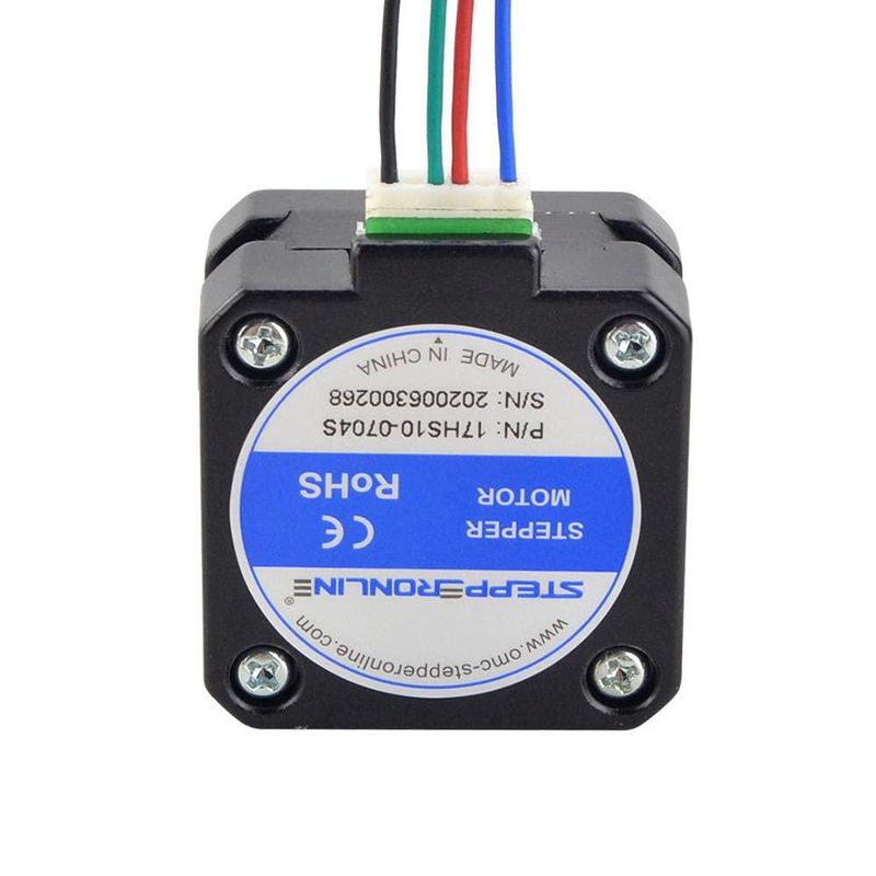 Motor paso a paso Nema 17 STEPPERONLINE 17HS10-0704S 07 A 13 Ncm