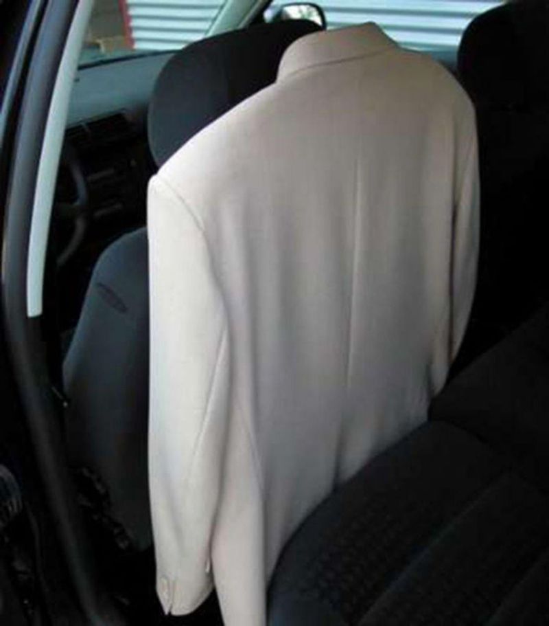 Colgador para asiento de coche Zento Deals 28‑36 cm plateado