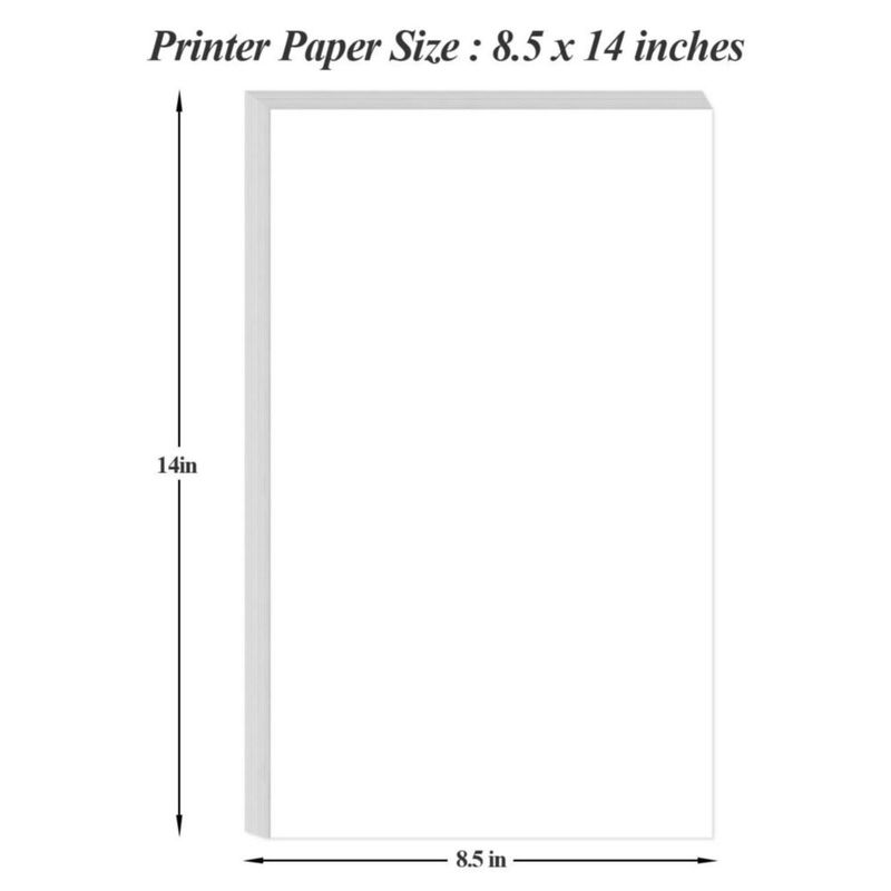Papel para impresora Yaridar 21 x 36 cm 100 g/m² 50 hojas