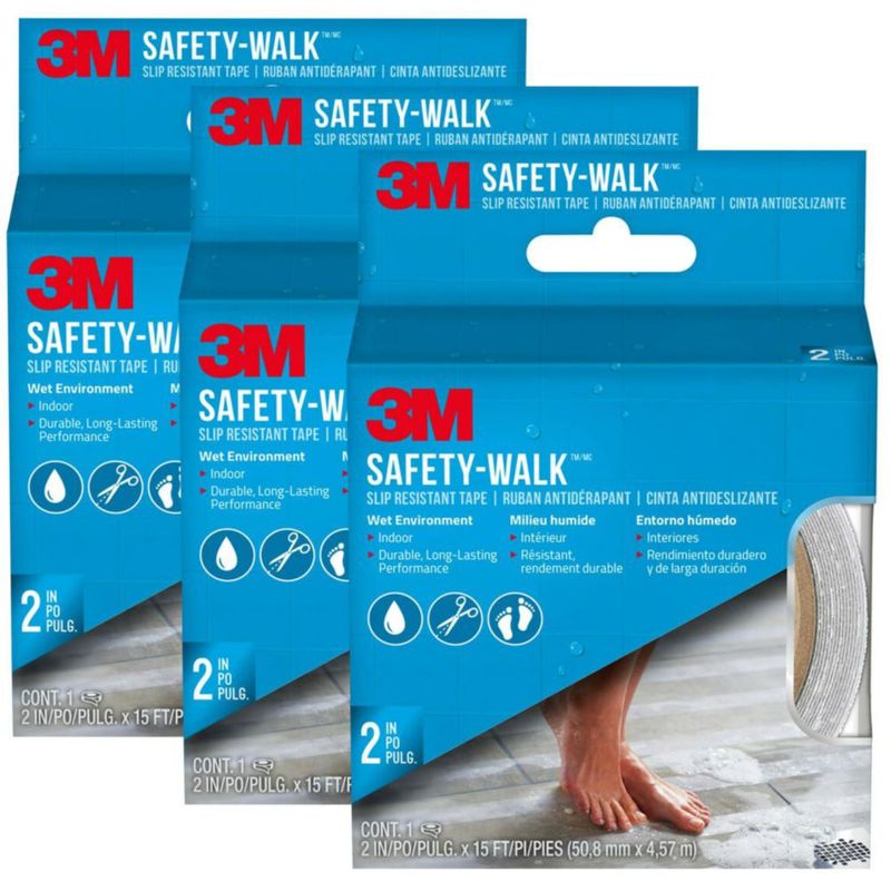 Cinta antideslizante 3M 5 cm x 45 m (paquete de 3)