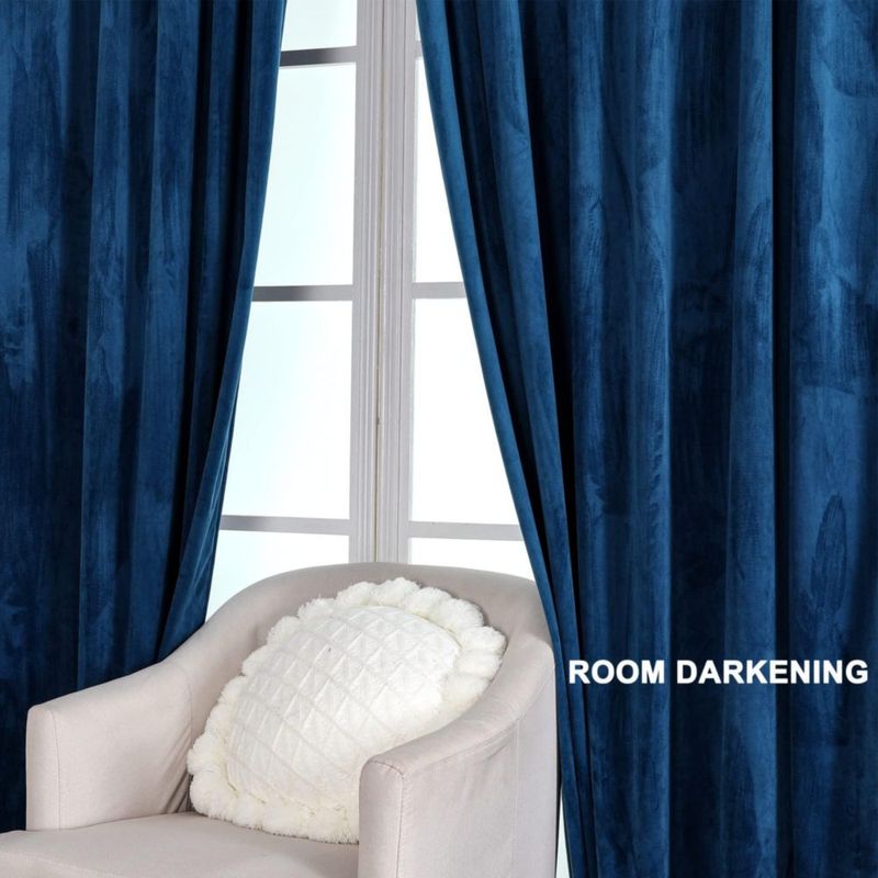 Cortinas Benedeco 132x244 cm Azul Marino 2 Paneles