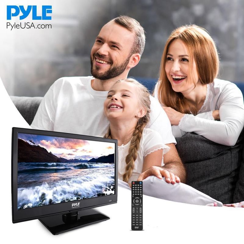 Televisor Pyle LED de 156" 1080p con DVD Combo Negro
