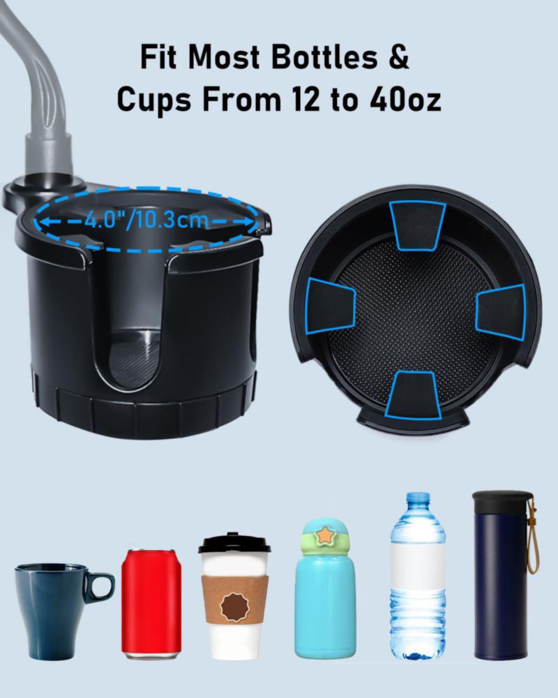 Portavasos BELINOUS 2 en 1 con soporte para teléfono