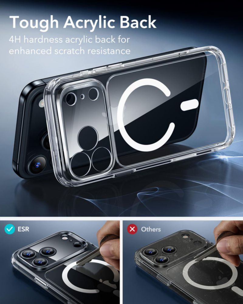 Funda ESR para iPhone 17 Pro Max transparente MagSafe a prueba de golpes