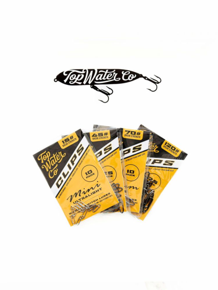 Clips de Pesca Top Water 15 lb/45 lb/70 lb/120 lb
