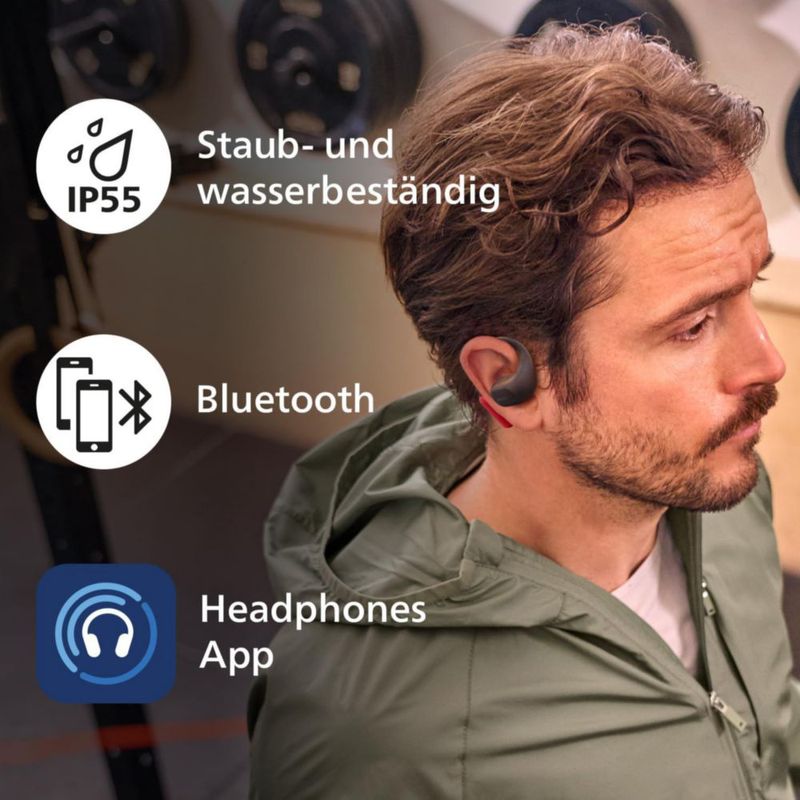 Auriculares PHILIPS TAA6709 True Wireless Deportivos Bluetooth