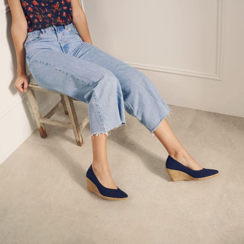 Alpargatas VISCATA Roses Navy EU39
