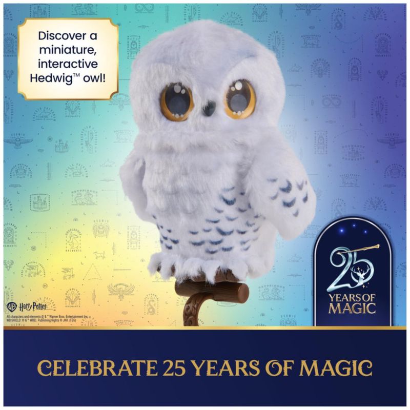 Figura de Juguete Interactiva Mini Hedwig del Mundo Mágico 6+