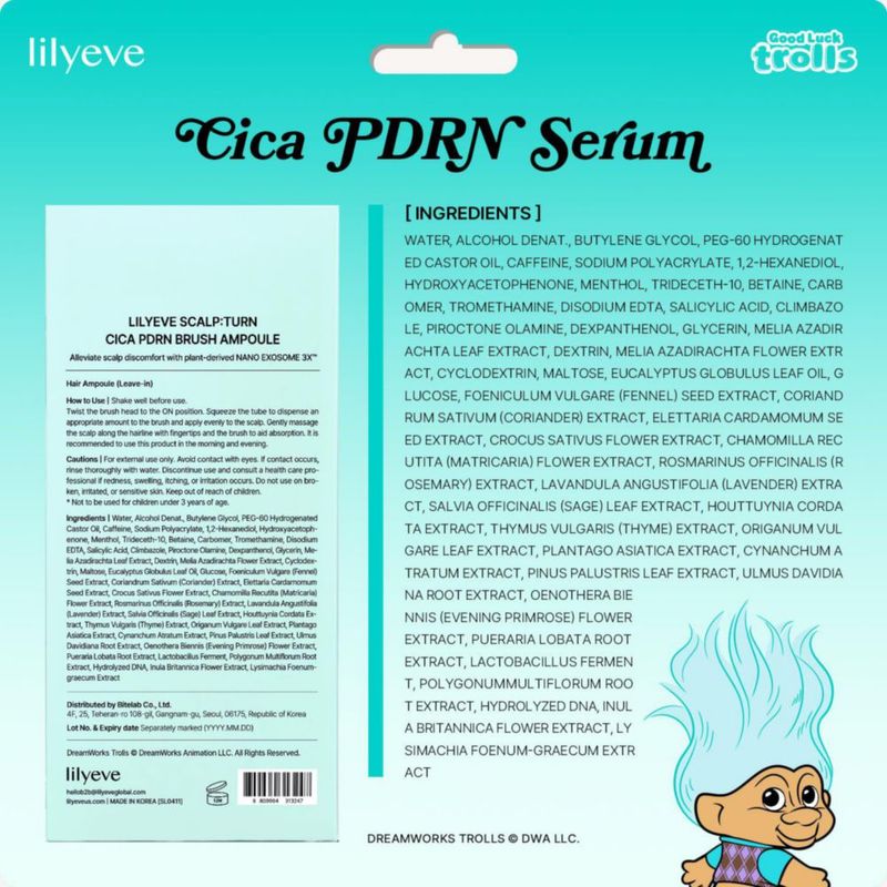 Suero capilar lilyeve 100 ml + llavero Trolls