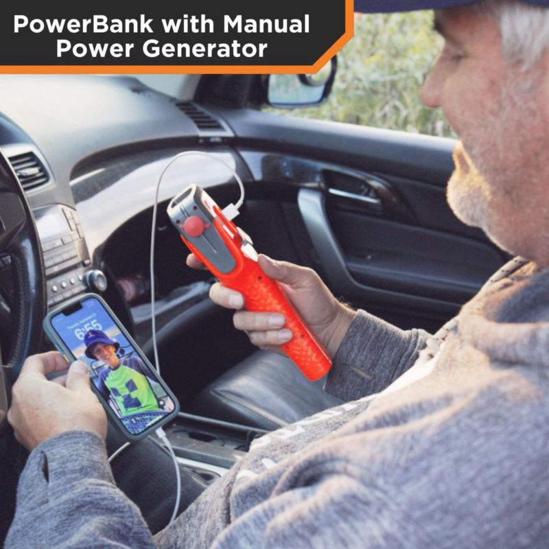 Multiherramienta KELVIN 8 con Powerbank USB Naranja