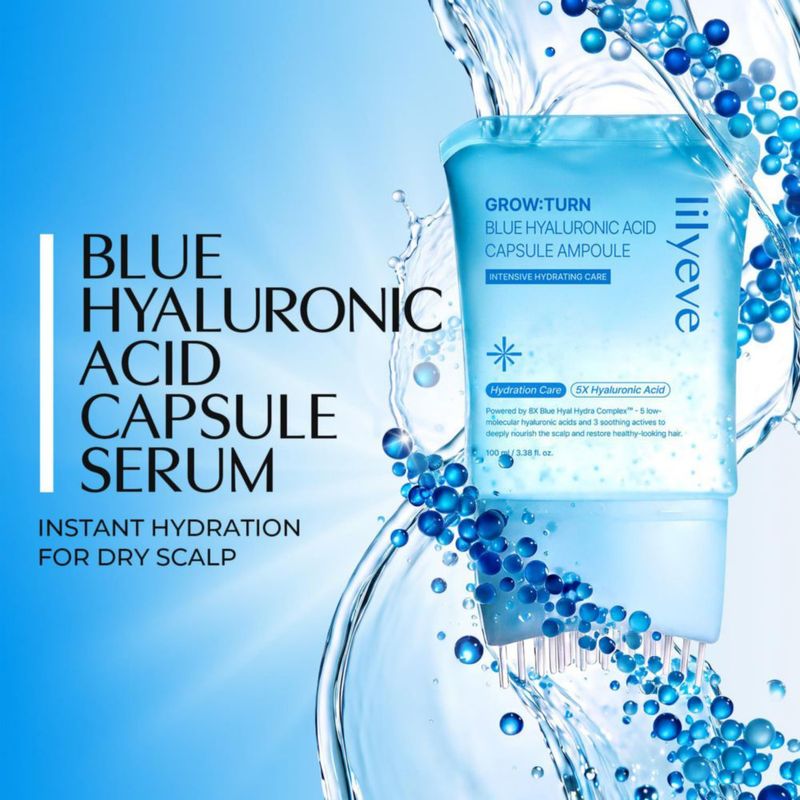 Suero capilar lilyeve 100 ml Ácido Hialurónico Azul