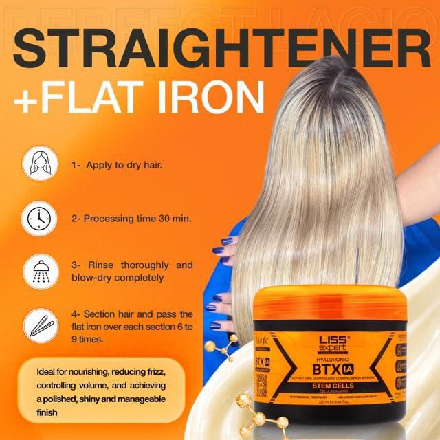 Tratamiento Capilar Liss Expert 250 ml con Ácido Hialurónico y Aceite de Argán