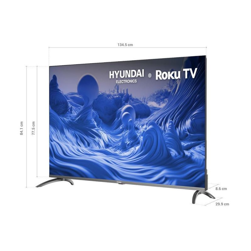 Pantalla QLED Hyundai 60 Pulgadas 4K Smart HYLED6007QR