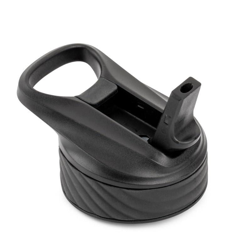 Tapa Manna Saratoga con pajilla plegable – negra