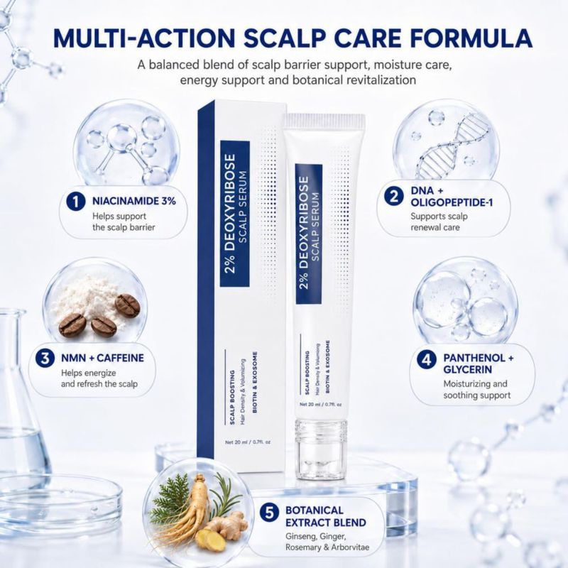 Suero para cuero cabelludo Omni Health 20 ml Roll‑On