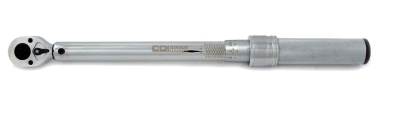 Llave dinamométrica Snap-on CDI 1501MRMH de 20 a 150 lb-pulg mango metálico