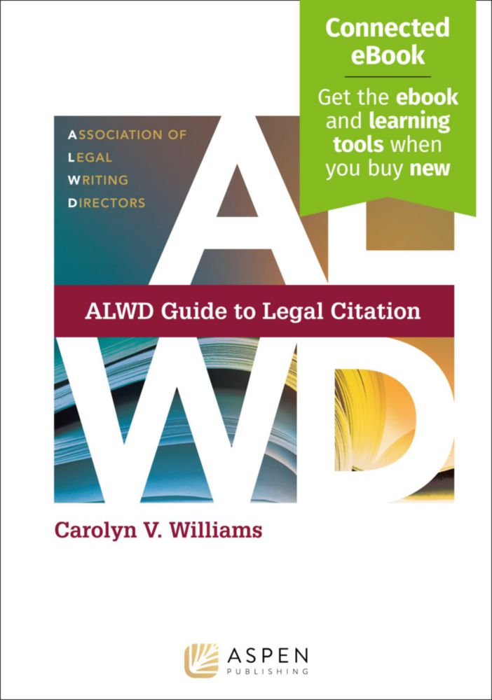 Libro Aspen Publishers ALWD Guía de Citación Legal (eBook)