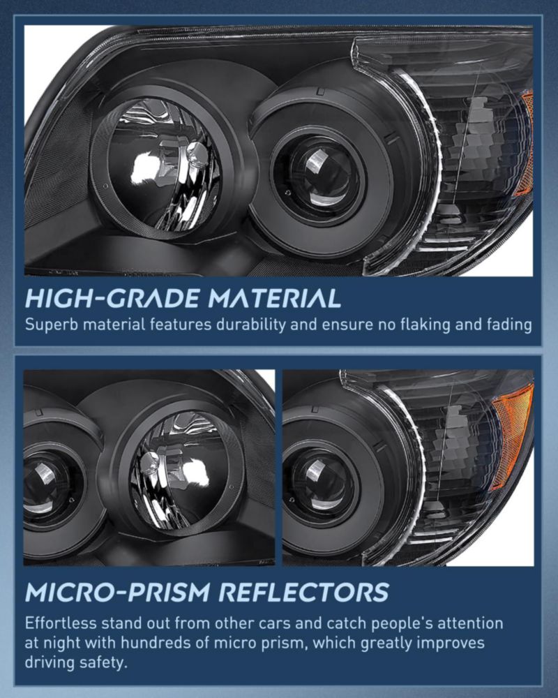 Conjunto de faros Nilight para Toyota 4Runner 2006‑2009