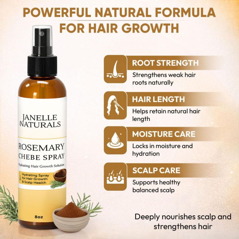 Spray Capilar Janelle Naturals 237 ml Chebe y Romero