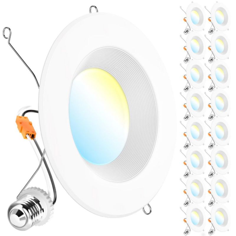 Luces LED empotradas Sunco Lighting 15 cm 5 tonos de temperatura de color regulables