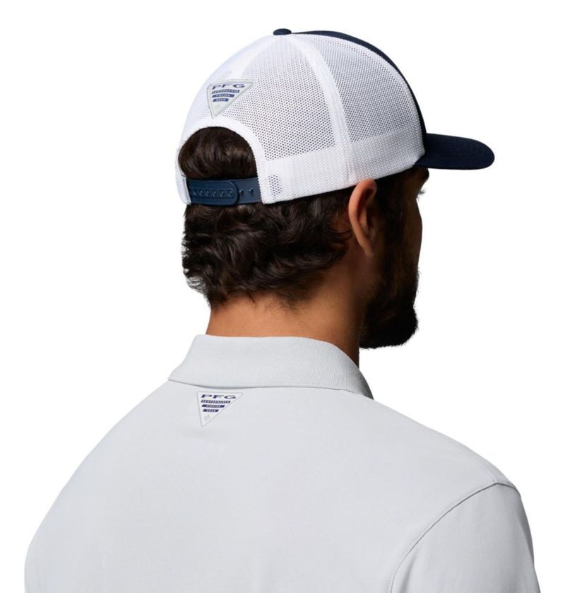 Gorra Columbia PFG Mesh 3D Stretch con cierre a presión
