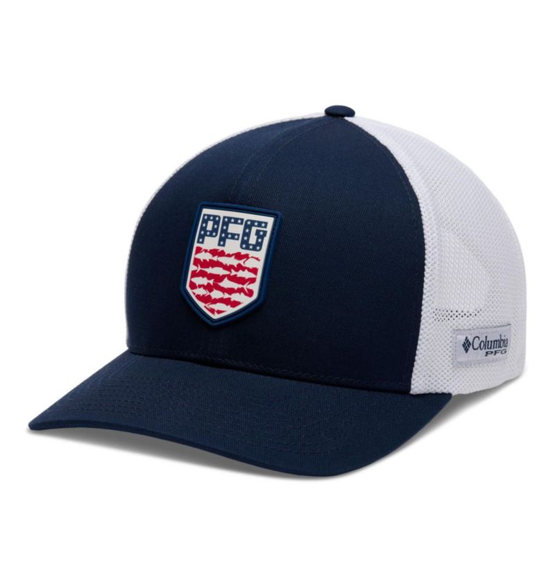 Gorra Columbia PFG Mesh 3D Stretch con cierre a presión