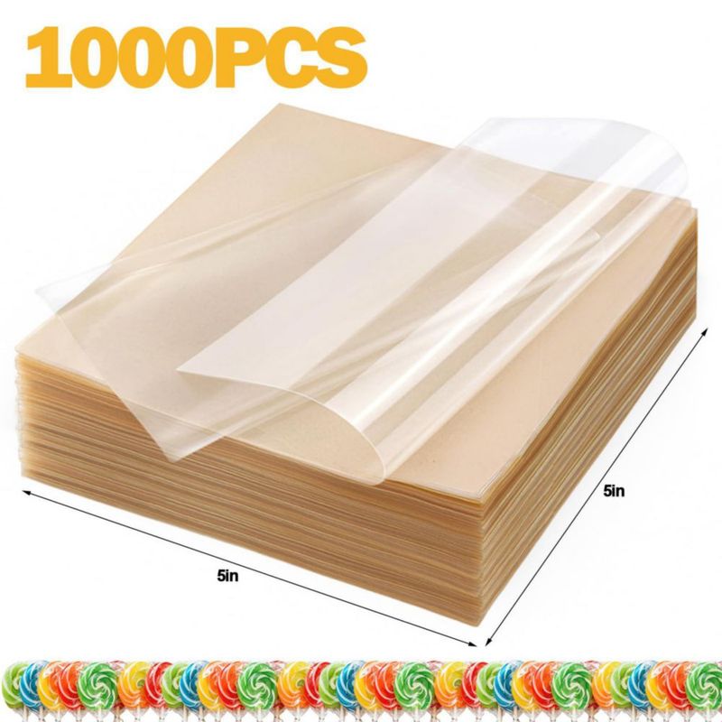 Envoltorios de Caramelo Juome 13 cm Transparentes 1000 Hojas