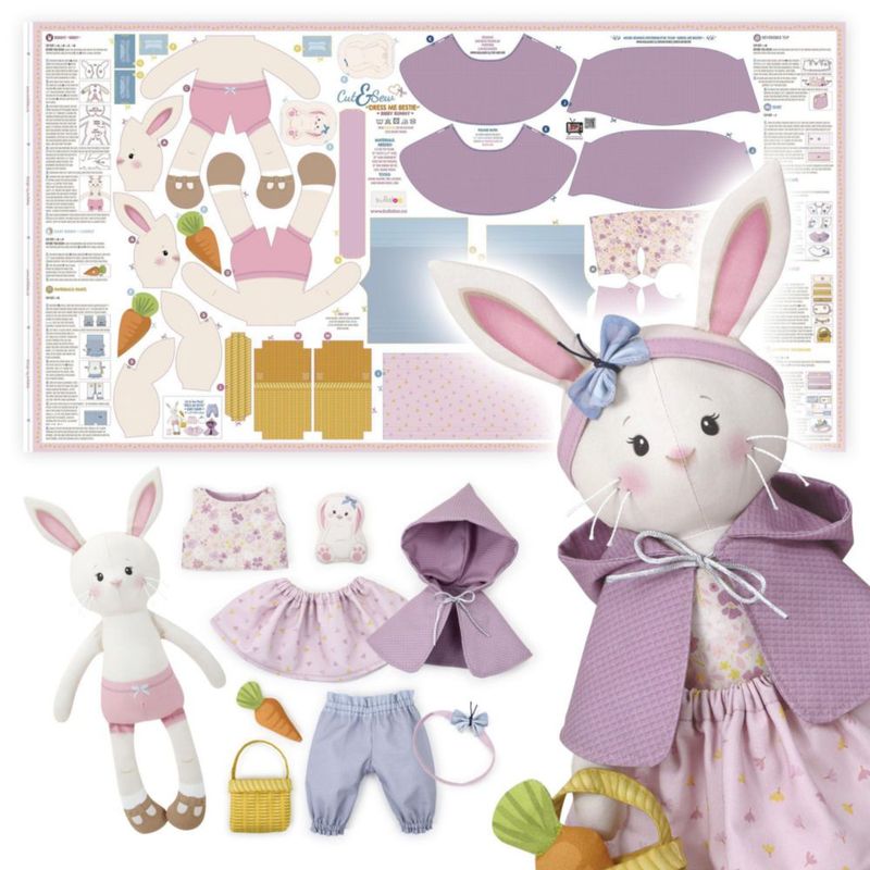Panel de tela Kullaloo Bibby Bunny 79 x 155 cm