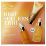 Trío de Cuidado Facial KORA Organics – Tamaño de Viaje 3×30 ml