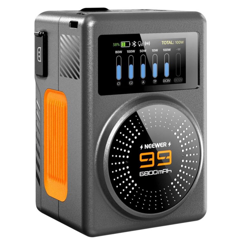 Batería V‑Mount NEEWER 99 Wh 100 W PD Carga Rápida