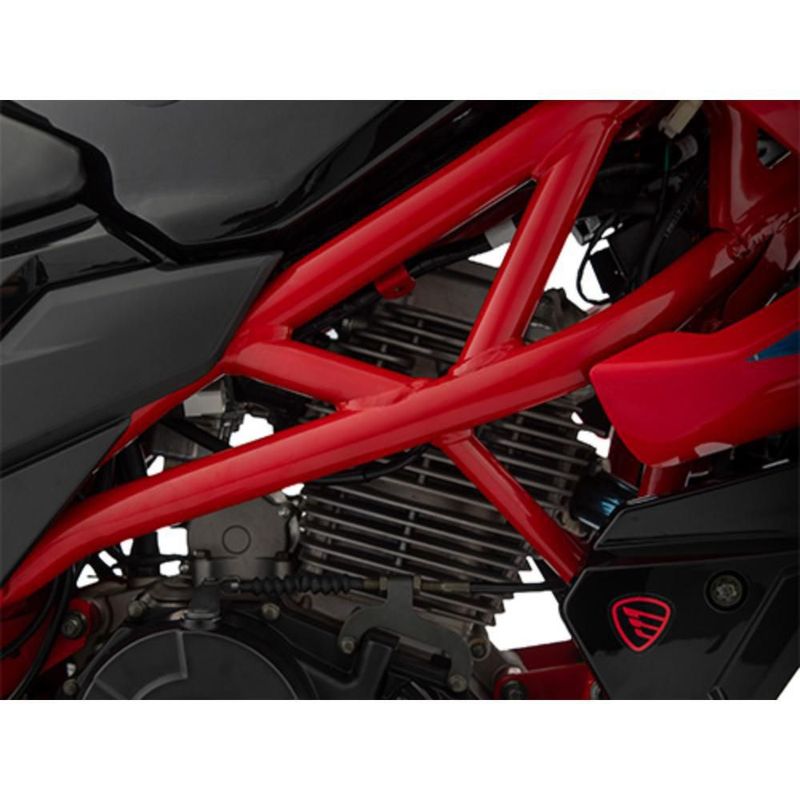 Motocicleta Deportiva Italika Vort-X 250 Roja con GPS