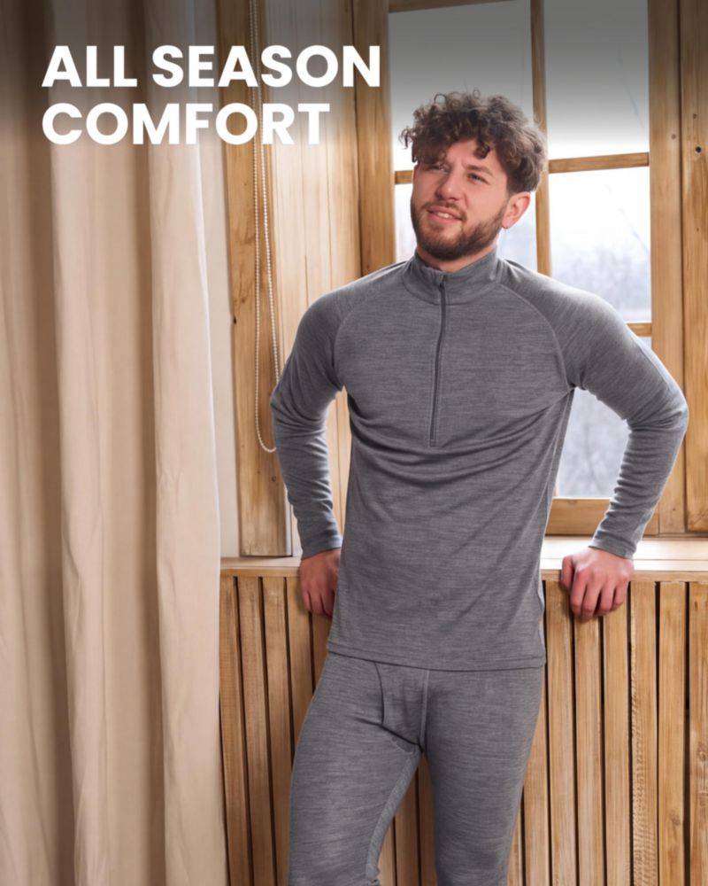 Conjunto de capa base Merino.tech XXX-Extra Grande 320 Negro
