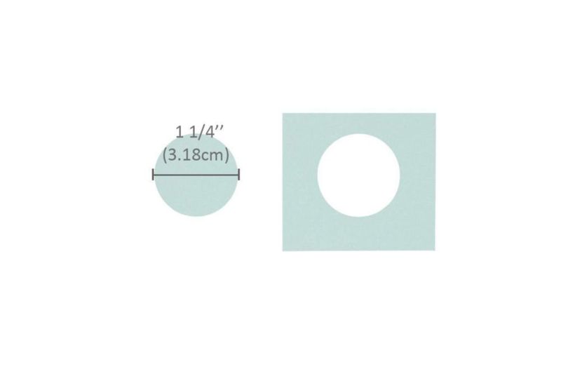 Punzón de círculos BiraBira 3 cm para scrapbooking y manualidades