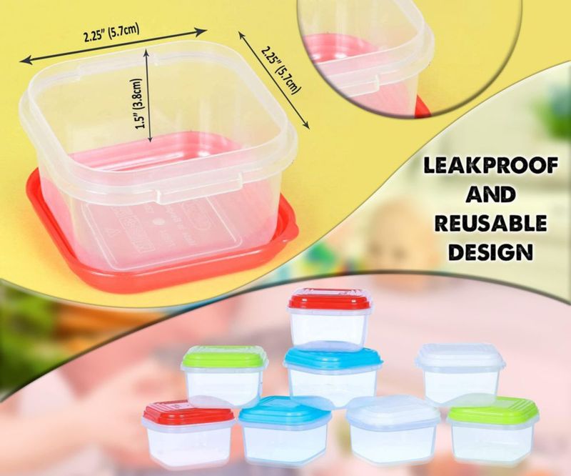 Contenedores de alimentos ARSUK 16 unidades 120 ml libre de BPA