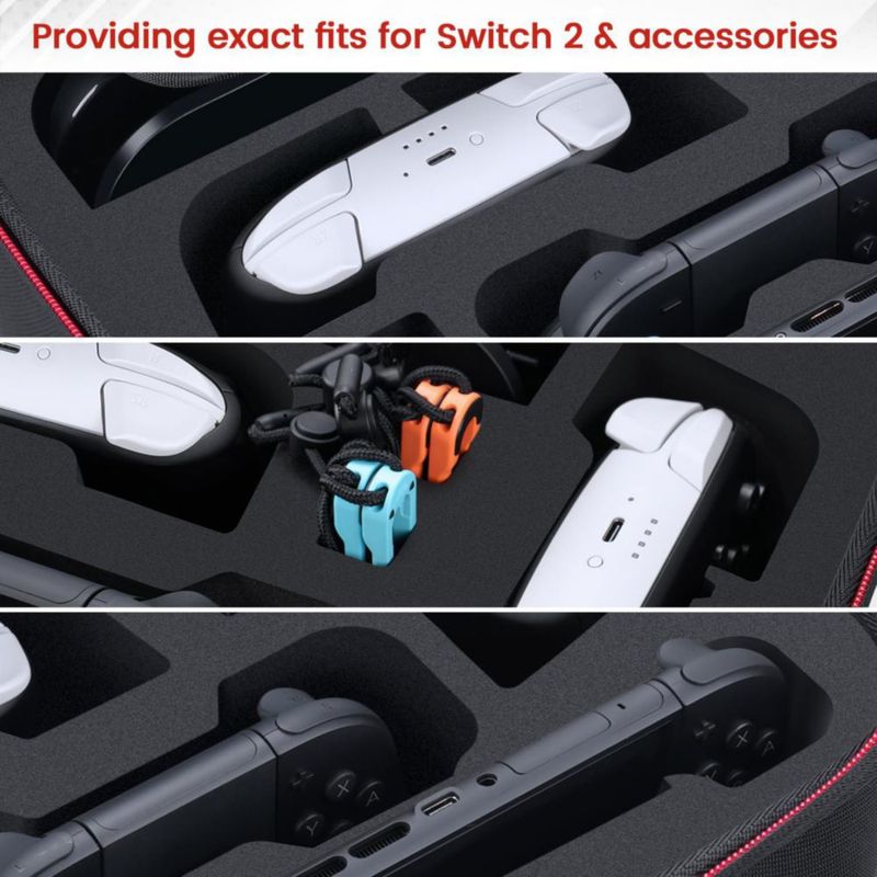 Estuche de viaje Migitec Nintendo Switch 2 Todo‑en‑uno